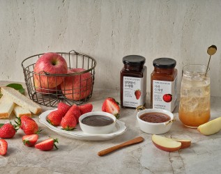 수제쨈 (사과, 설향딸기)